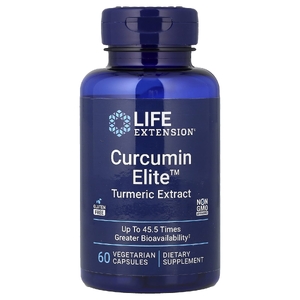 Life Extension, Curcumin Elite™, экстракт куркумы, 60 вегетарианских капсул