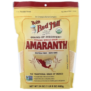 Bob's Red Mill, Органический амарант, цельное зерно, 680 г (24 унции)