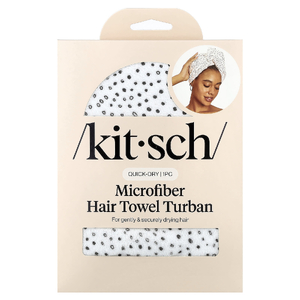 Kitsch, Быстросухой турбан из микрофибры для волос, 1 шт