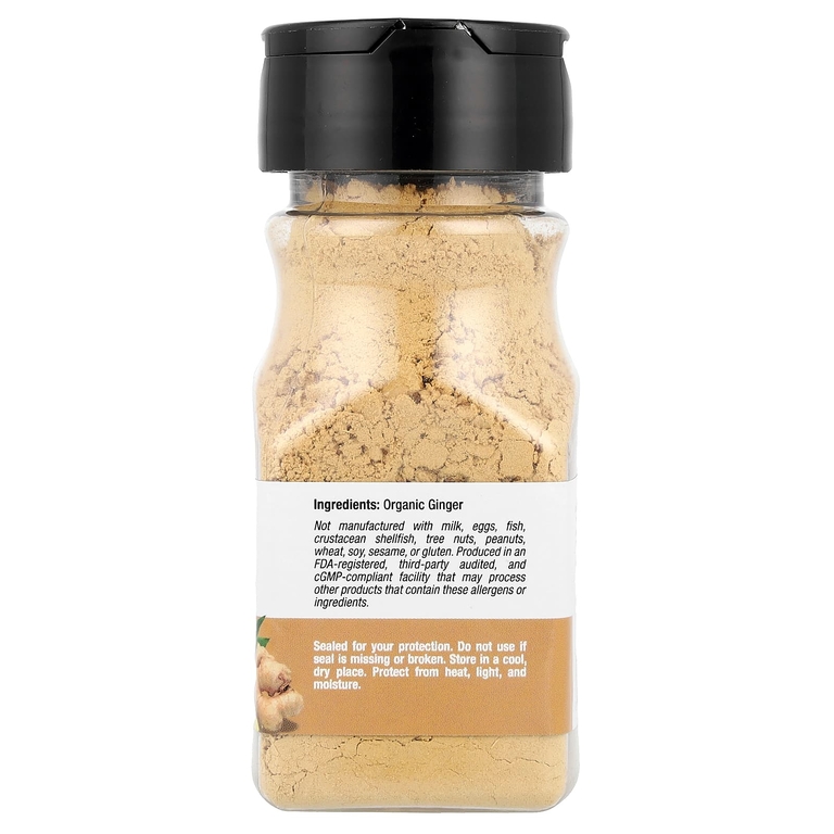 California Gold Nutrition, Foods, органический имбирь, молотый, 56 г (2 унции)