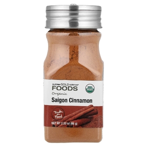 California Gold Nutrition, Foods, органическая сайгонская корица, 66 г (2,33 унции)