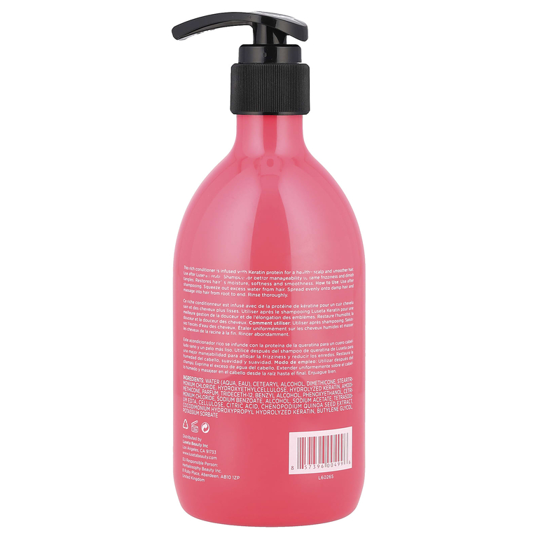Luseta Beauty, Keratin, кондиционер, 500 мл (16,9 жидк. унции)