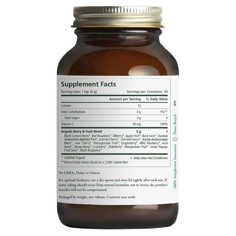 Pure Synergy, Berry Power ™, порошок из органических ягод и фруктов, 150 г (5,3 унции)