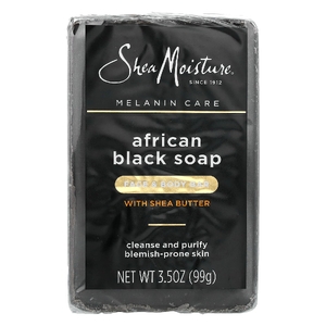 SheaMoisture, африканское чёрное мыло с маслом ши для устранения несовершенств кожи лица и тела, 99 г