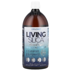 Silicium Laboratories, Orgono® Living Silica®, стимулятор выработки коллагена, 22,5 мг, 1 л (33,8 жидк. унции)