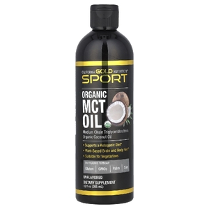California Gold Nutrition, Sport, органическое масло MCT, без добавок, 355 мл (12 жидк. унций)
