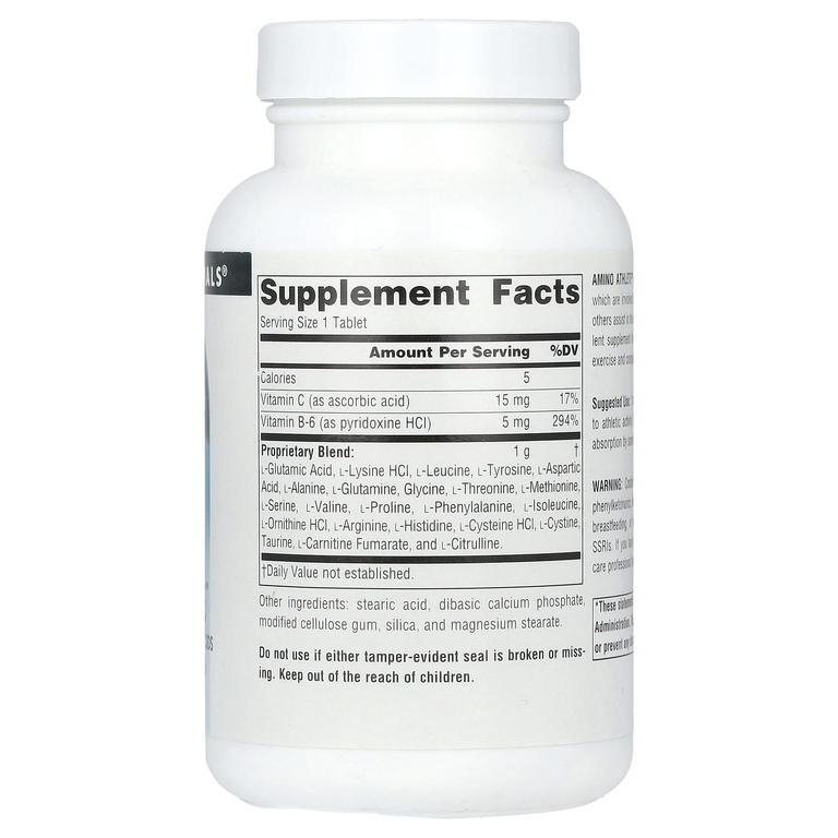 Source Naturals, Спортивная серия, комплекс аминокислот, 1000 мг, 100 таблеток