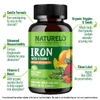 NATURELO, железо с витамином C, 90 вегетарианских капсул