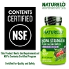 NATURELO, комплекс с растительным кальцием для прочности костей, 120 вегетарианских капсул